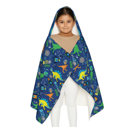 Space Dinosaurs Youth Hooded Towel