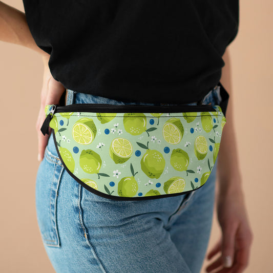 Limes and Blueberries Fanny Pack