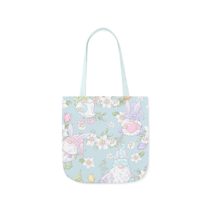 Easter Gnomes Polyester Canvas Tote Bag