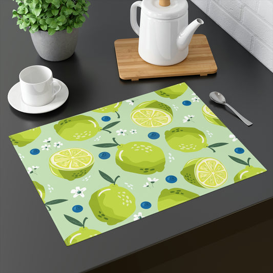 Limes and Blueberries Placemat, 1pc