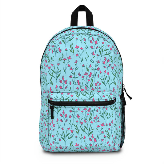 Bright Pink Flowers Backpack