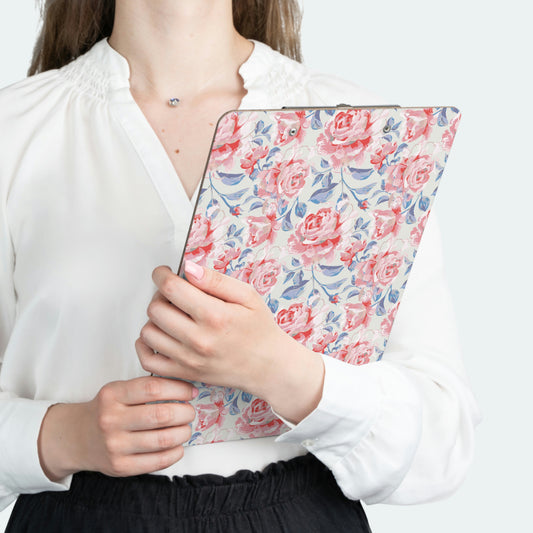 Pink Roses Clipboard
