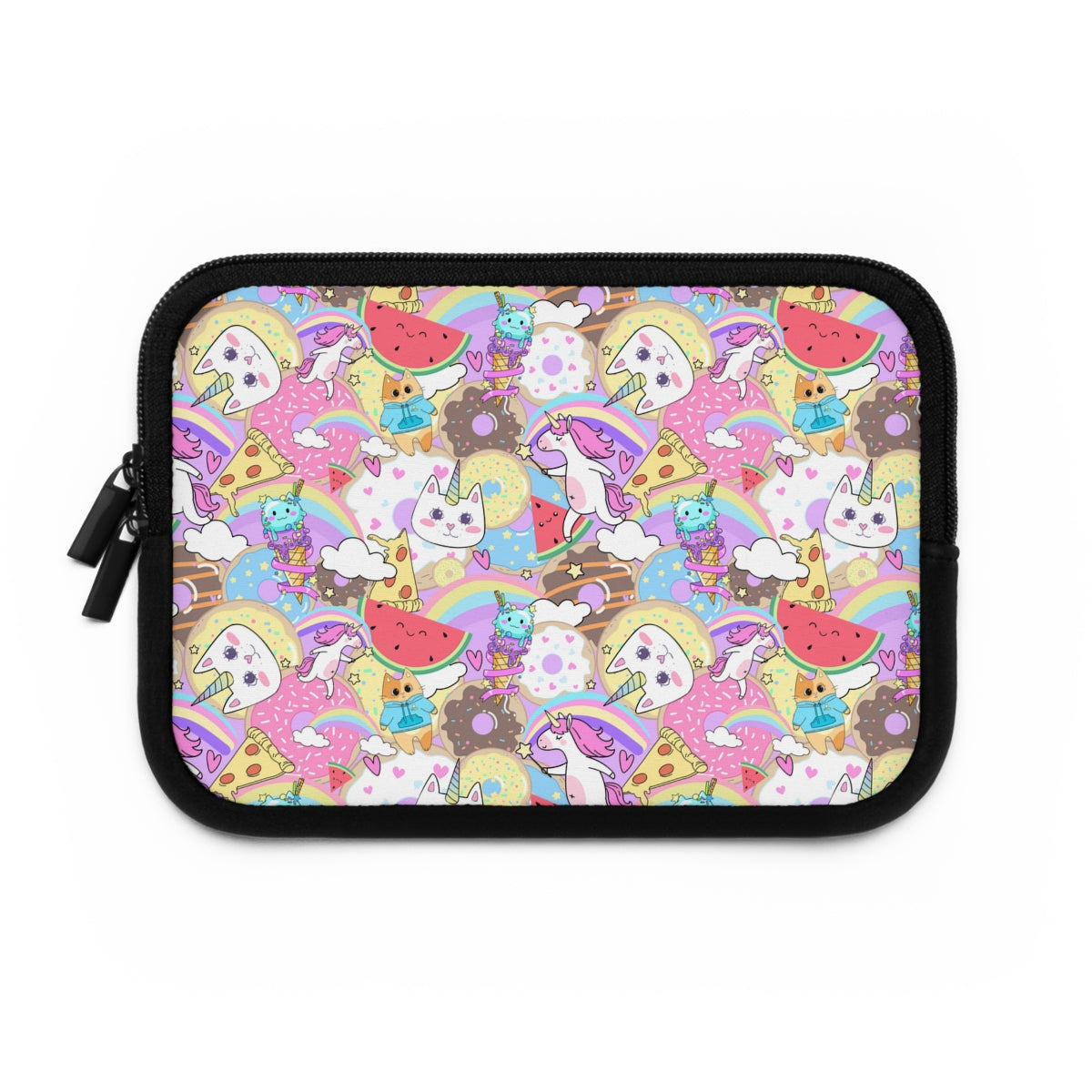 Unicorn Cats and Watermelons Laptop Sleeve