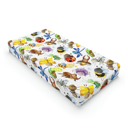 Ladybugs, Bees and Dragonflies Baby Changing Pad Cover