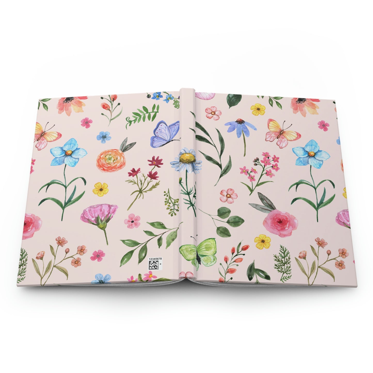 Spring Daisies and Butterflies Hardcover Journal Matte