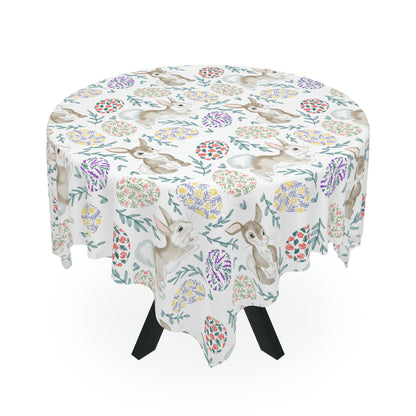 Bunnies and Easter Eggs Table Cloth