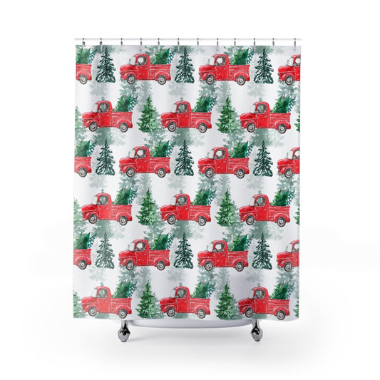 Christmas Tree Farm Shower Curtain