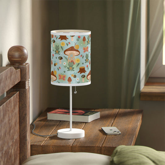 Frogs and Mushrooms Table Lamp