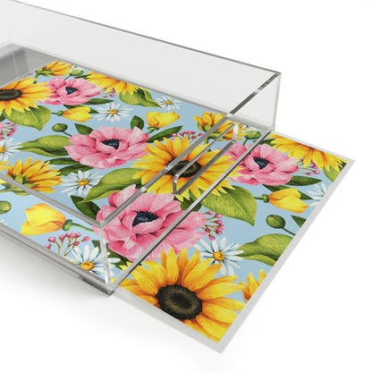 Sunflowers Acrylic Serving Tray