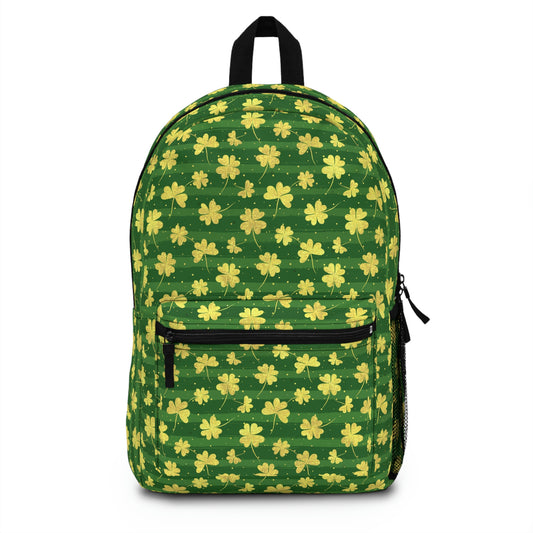 Gold Clovers Backpack