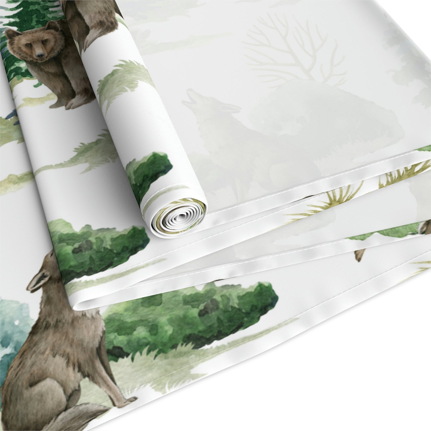 Wild Forest Animals Table Runner (Cotton, Poly)