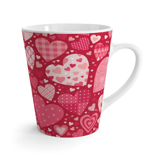 Blissful Hearts Latte Mug