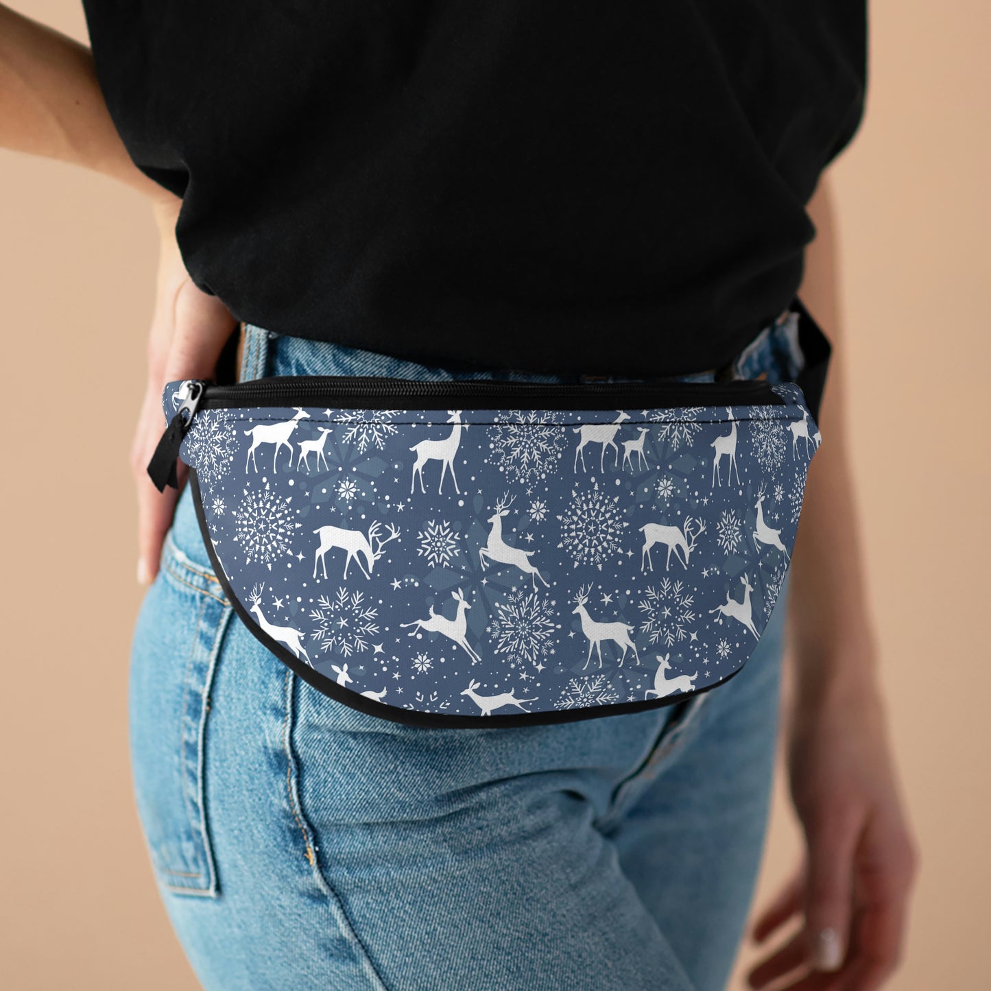 Reindeers and Snowflakes Fanny Pack