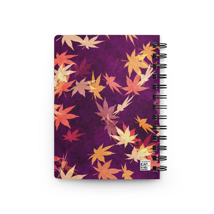 Autumn Leaves Spiral Bound Journal