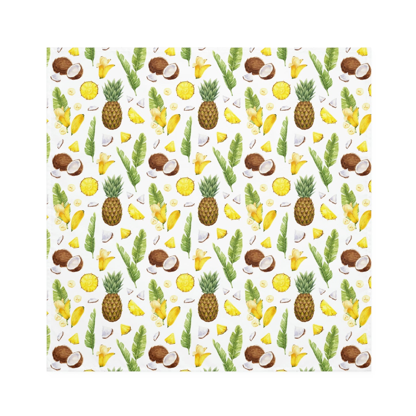 Pineapples and Coconuts Napkins Set of 4