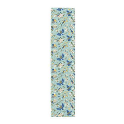 Chinoiserie Birds and Flowers Table Runner (Cotton, Poly)