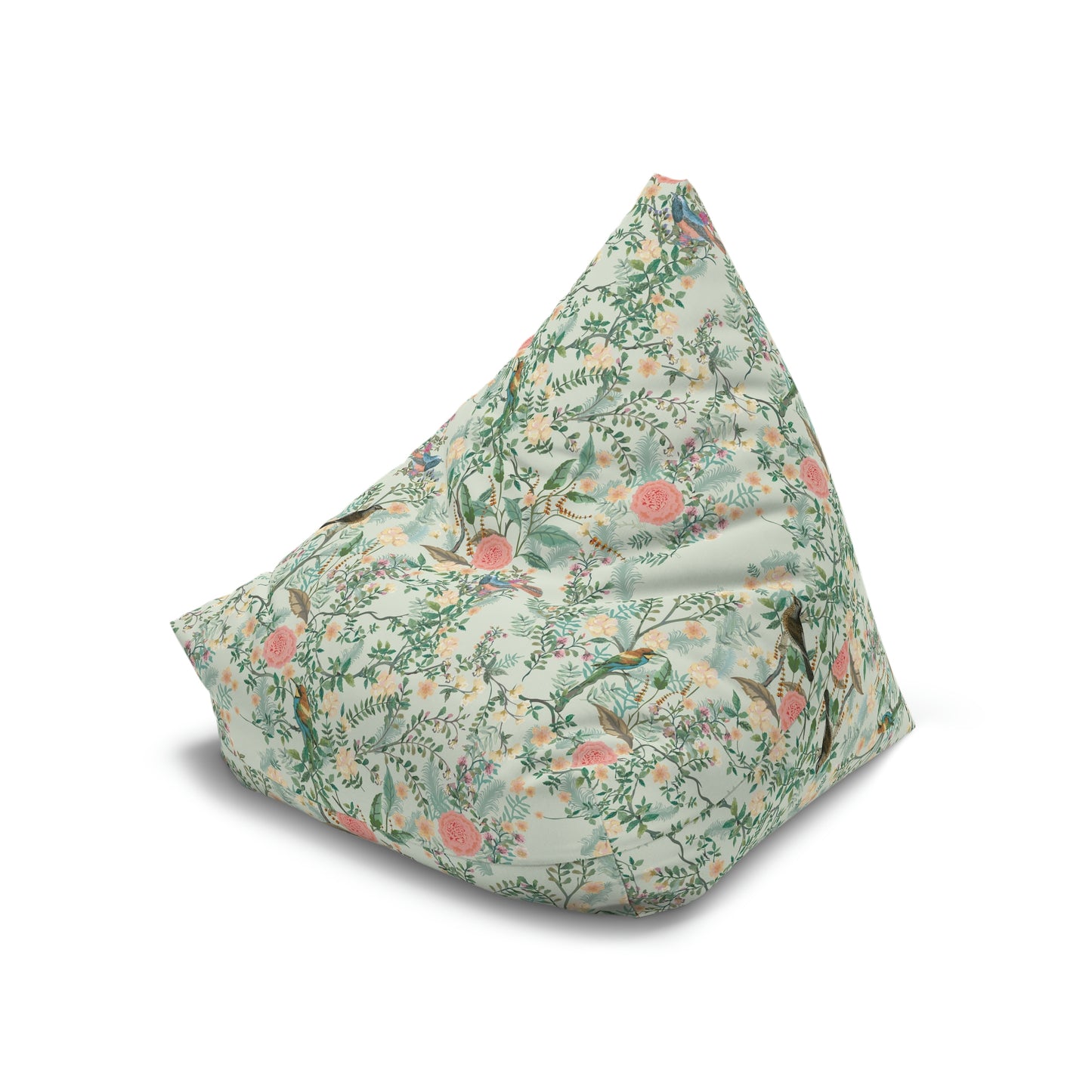 Chinoiserie Garden Bean Bag Chair Cover