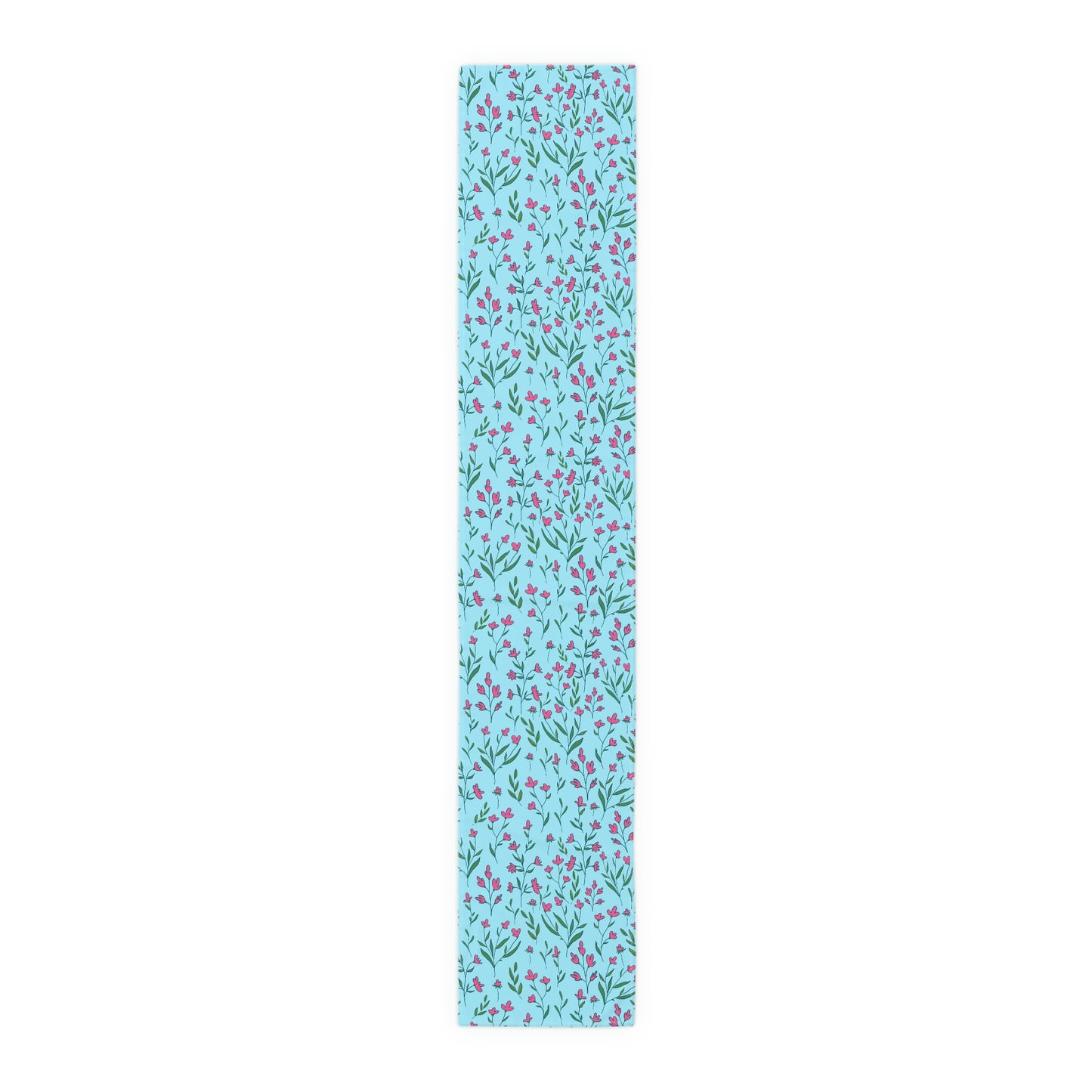 Bright Pink Flowers Table Runner (Cotton, Poly)