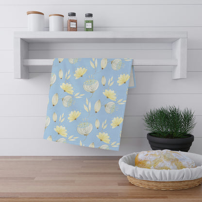 Yellow Flowers Kitchen Towel