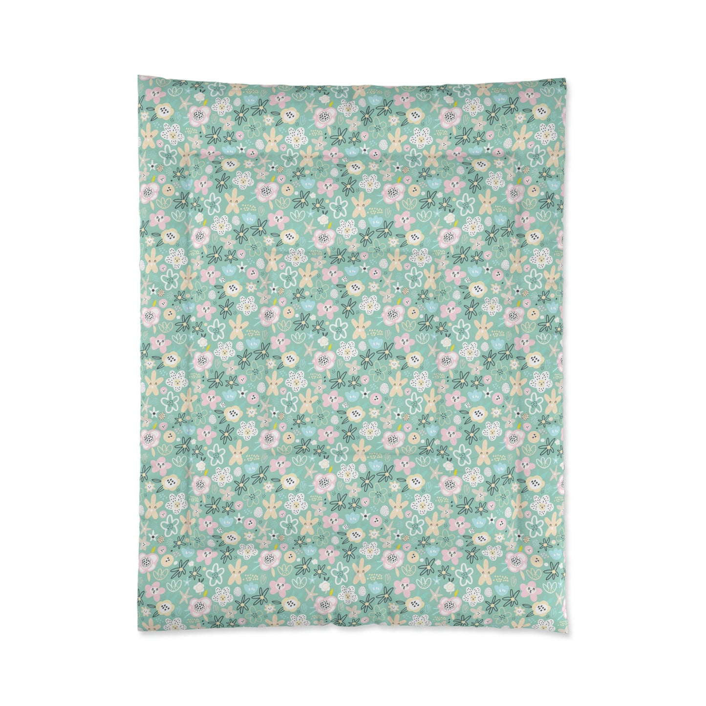 Abstract Flowers Comforter