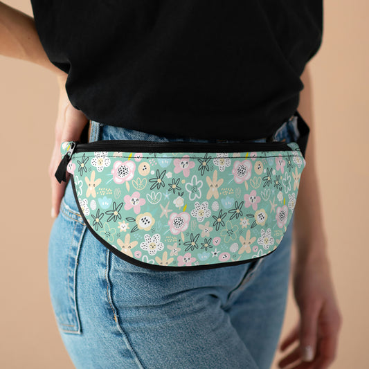 Abstract Flowers Fanny Pack
