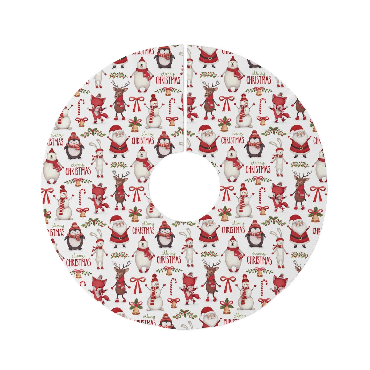 Christmas Santa Round Tree Skirt