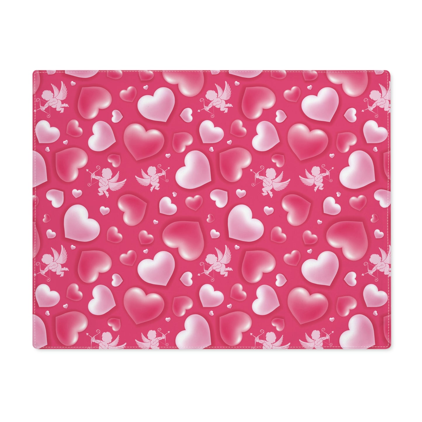 Cupid and Hearts Cotton Placemat