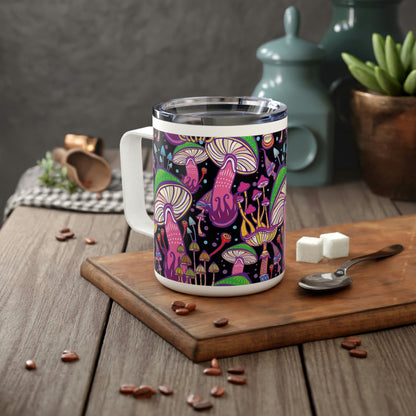 Super Mushrooms Insulated Coffee Mug, 10oz