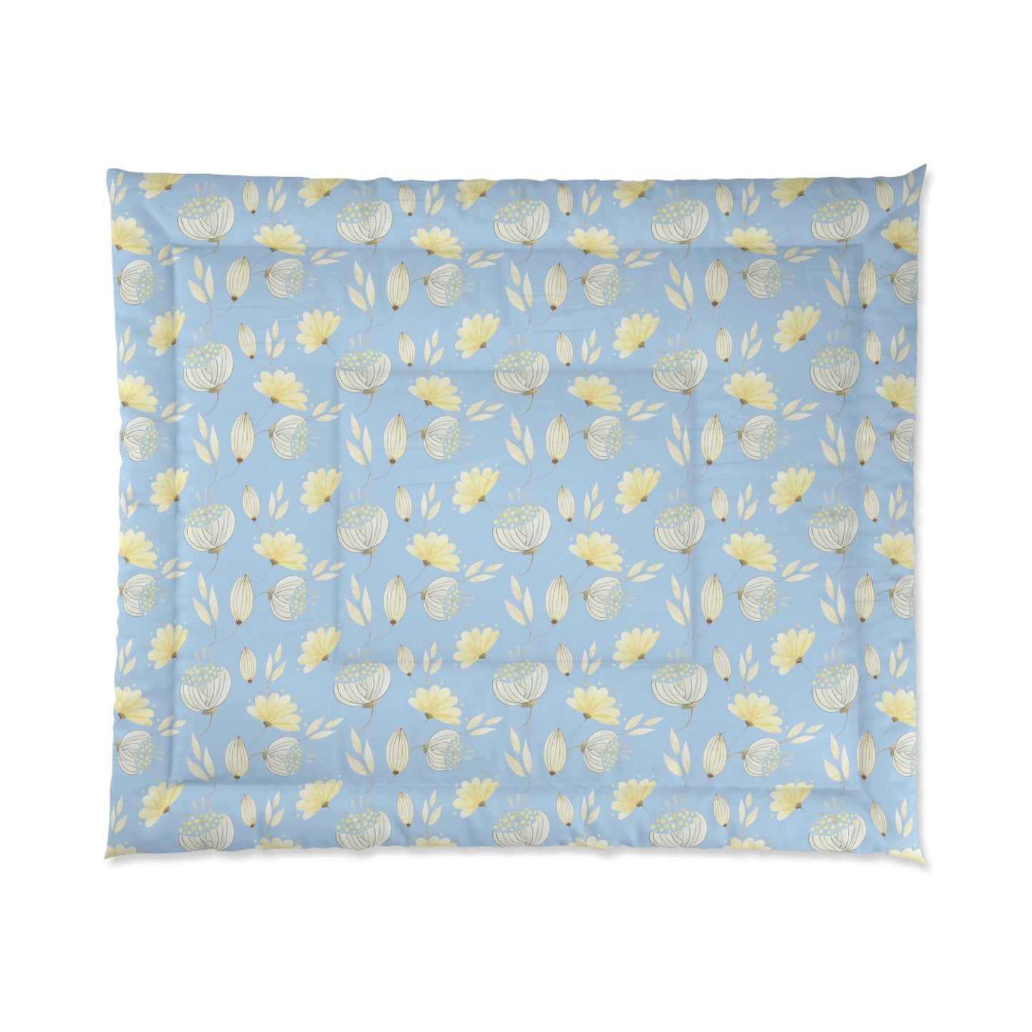 Yellow Flowers Comforter