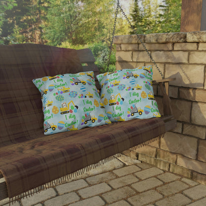 I Dig Easter Outdoor Pillow