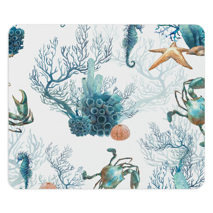Watercolor Coral Reef Mouse Pad