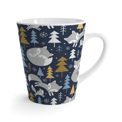 Arctic Foxes Latte Mug