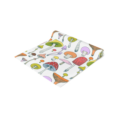 Forest Mushrooms Table Runner (Cotton, Poly)