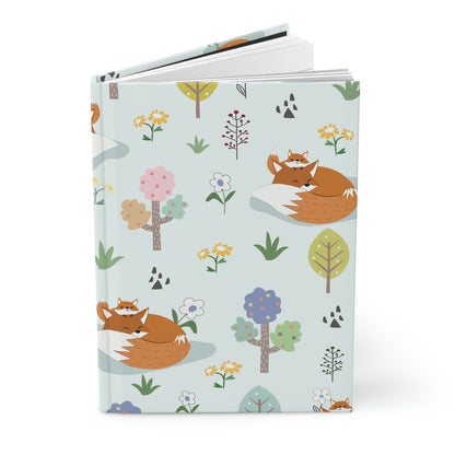 Mom and Baby Fox Hardcover Journal Matte