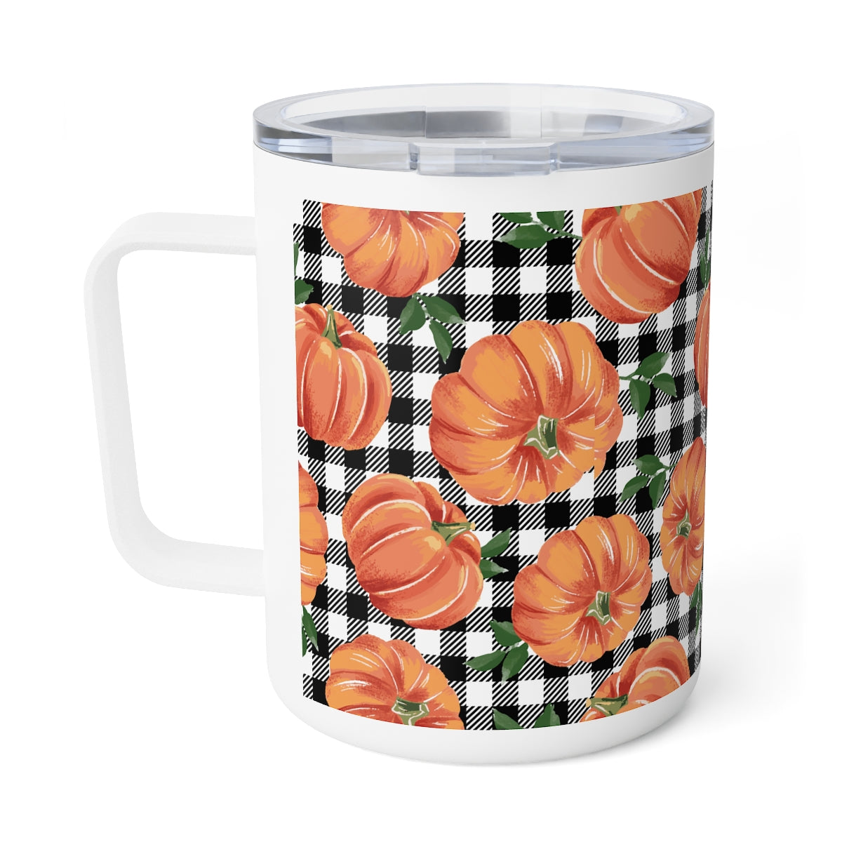 Farmhouse Pumpkins Insulated Coffee Mug, 10oz