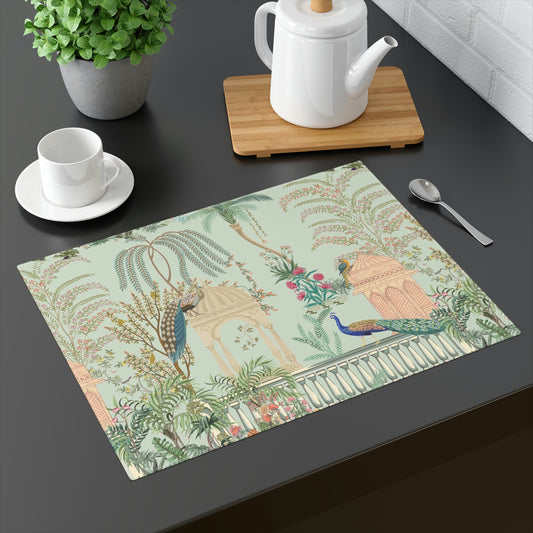 Lovely Peacocks Placemat, 1pc