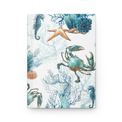 Watercolor Coral Reef Hardcover Journal Matte