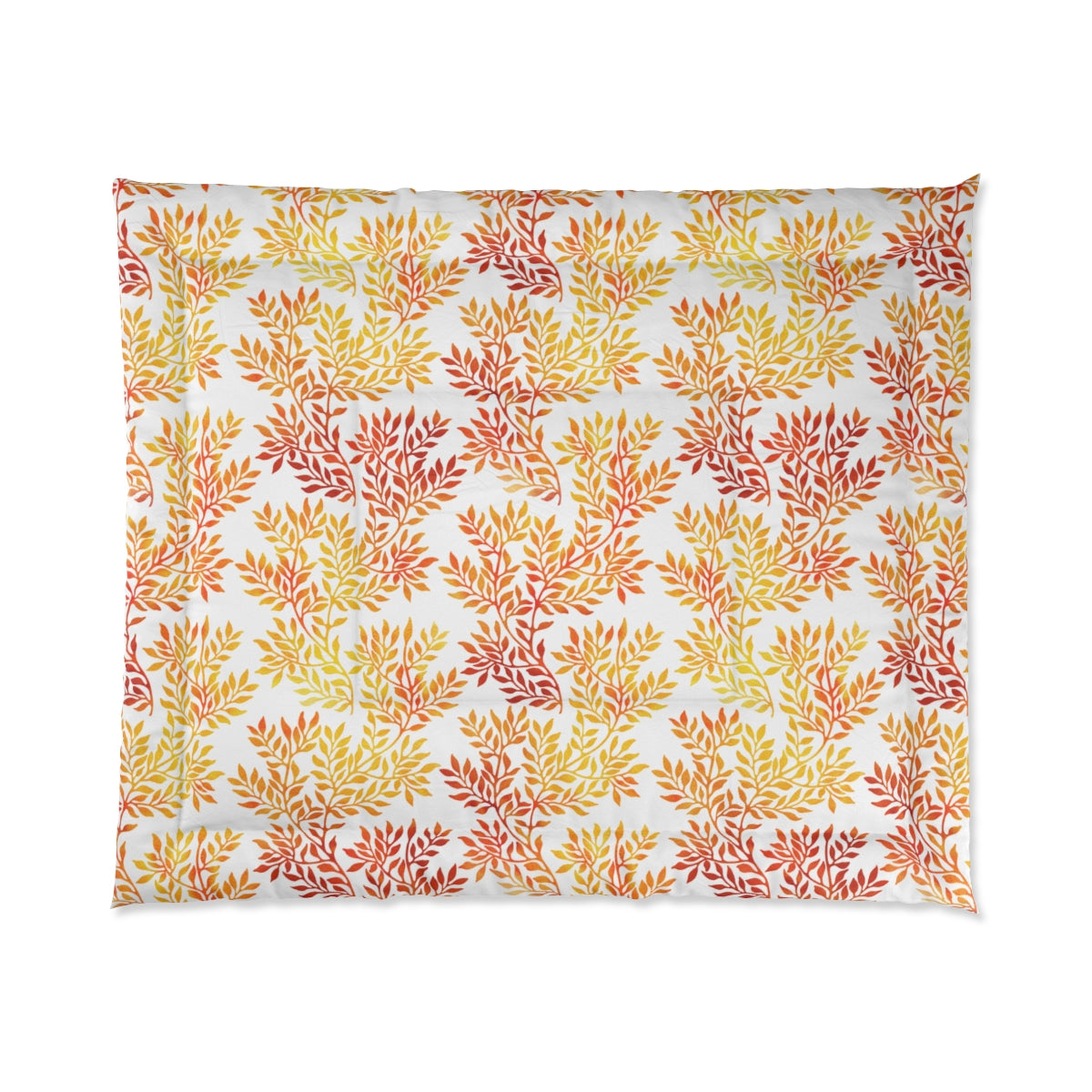 Fall Red and Orange Leaves Comforter