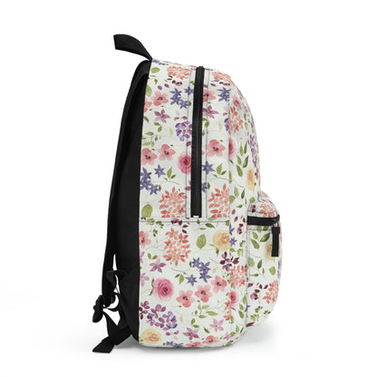 Yellow and Pink Roses Backpack