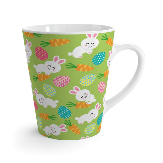 Bunnies and Eggs Latte Mug