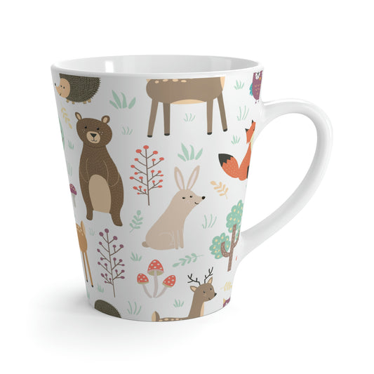 Forest Plants and Animals Latte Mug