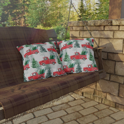 Christmas Tree Farm Outdoor Pillow