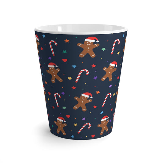 Gingerbread and Candy Canes Latte Mug