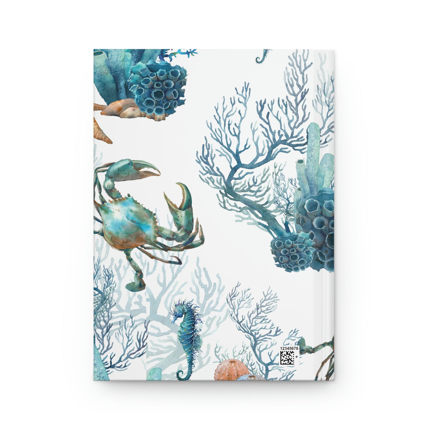 Watercolor Coral Reef Hardcover Journal Matte