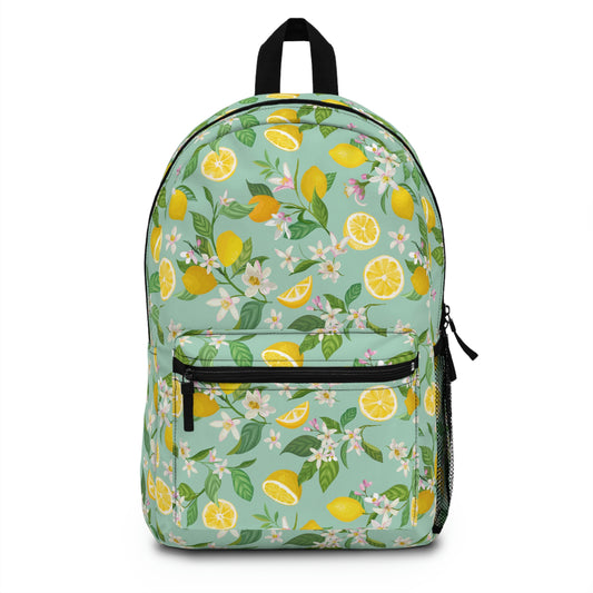 Lemons and Flowers Backpack