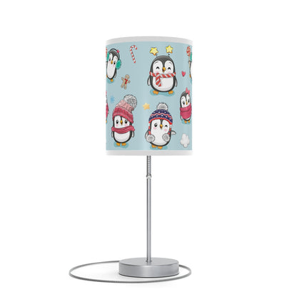 Penguins in Winter Clothes Lamp