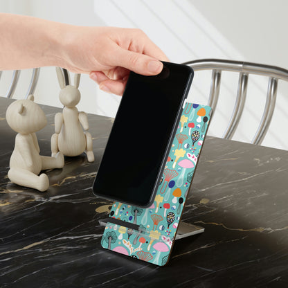 Colorful Mushrooms Mobile Display Stand for Smartphones
