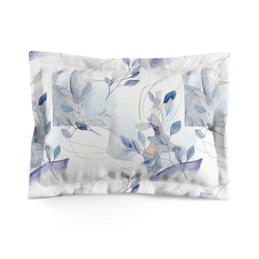 Abstract Floral Branches Microfiber Pillow Sham
