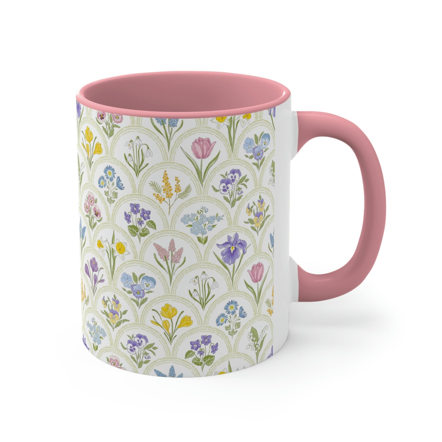 Spring Garden Accent Coffee Mug, 11oz