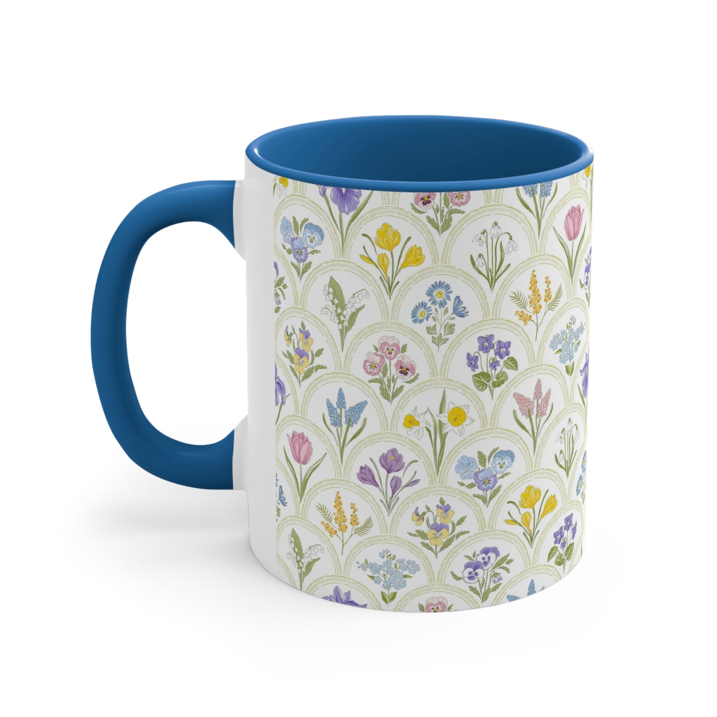 Spring Garden Accent Coffee Mug, 11oz